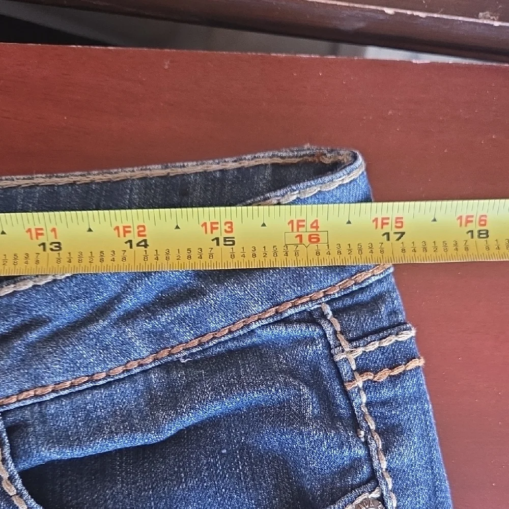 Rue21 Distressed Blue Boot Cut Jeans - Picture 13 of 16